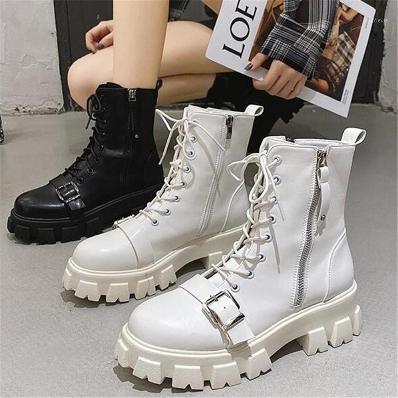 New Spring Women White High Tops Platform Gothic Shoes Female Fashion Black Punk Combat Ankle Boots Ladies Square Heeled Sneaker1
New Spring Women White High Tops Platform Gothic Shoes Female Fashion Black Punk Combat Ankle Boots Ladies Square Heeled Sneaker1