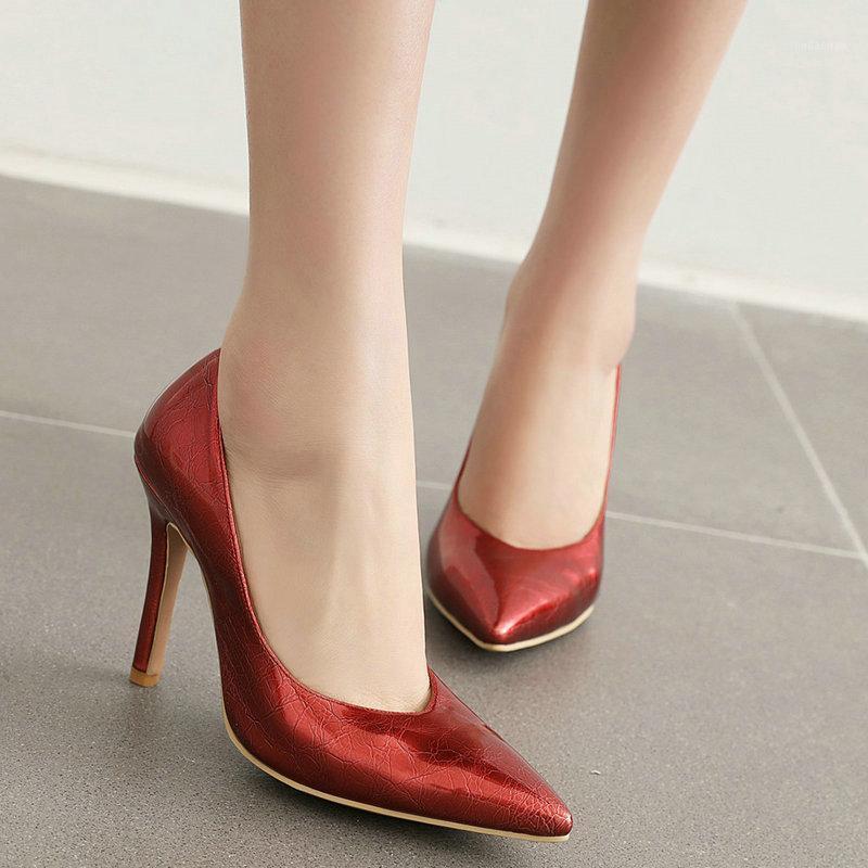 2020 Fashion Patent Leather Women Pumps Sexy Thin High Heel Lazy Shoes Ladies Pointed Toe Party High Heels Red Silver1, Green
2020 Fashion Patent Leather Women Pumps Sexy Thin High Heel Lazy Shoes Ladies Pointed Toe Party High Heels Red Silver1, Green