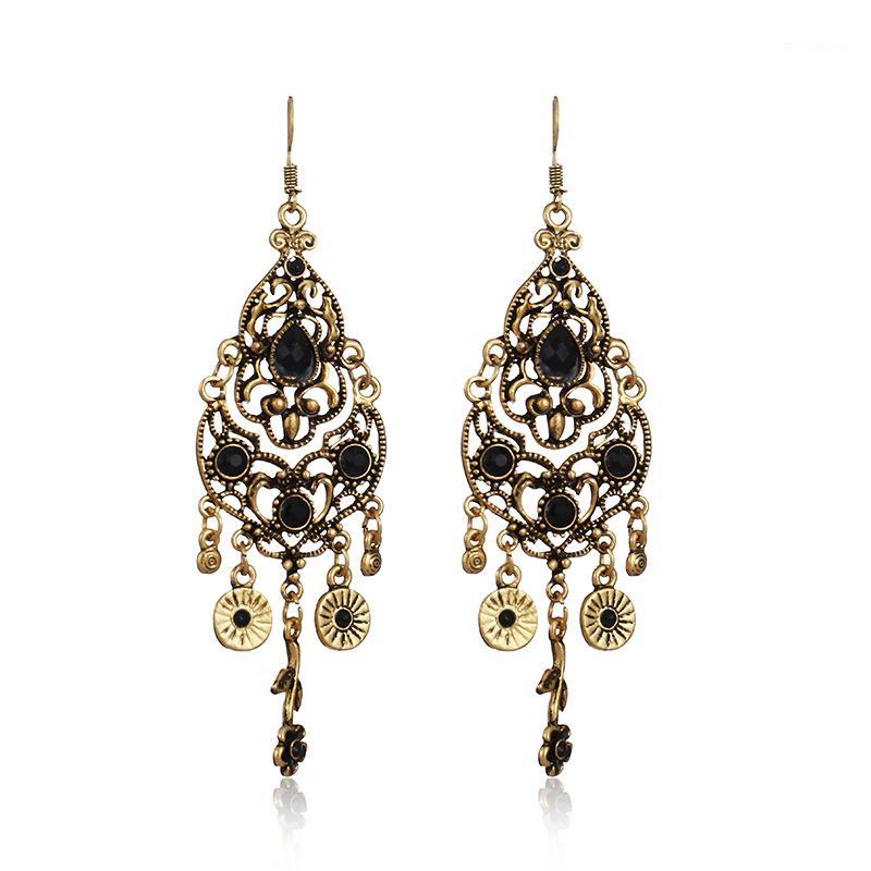 2020 Women's Vintage Black Stone Flower Dangle Earrings Ethnic Baroque Bollywood Oxidized Carved Tassel Earrings1
2020 Women's Vintage Black Stone Flower Dangle Earrings Ethnic Baroque Bollywood Oxidized Carved Tassel Earrings1
