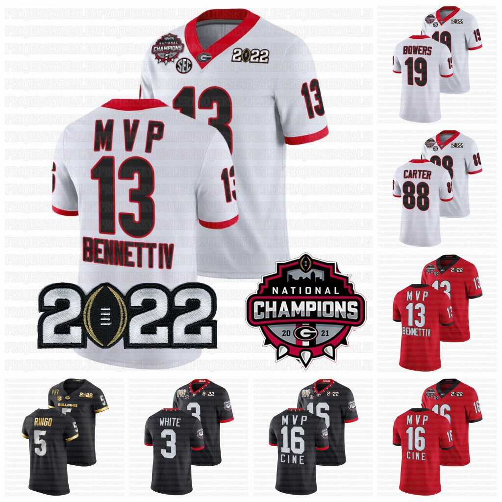 Stetson Bennett Georgia Bulldogs UGA Jersey 2022 Champions NCAA Football Zamir White Brock Bowers Lewis Cine Derion Kendrick Jalen Carter, 2019 golden edtion mens s-3xl
Stetson Bennett Georgia Bulldogs UGA Jersey 2022 Champions NCAA Football Zamir White Brock Bowers Lewis Cine Derion Kendrick Jalen Carter, 2019 golden edtion mens s-3xl