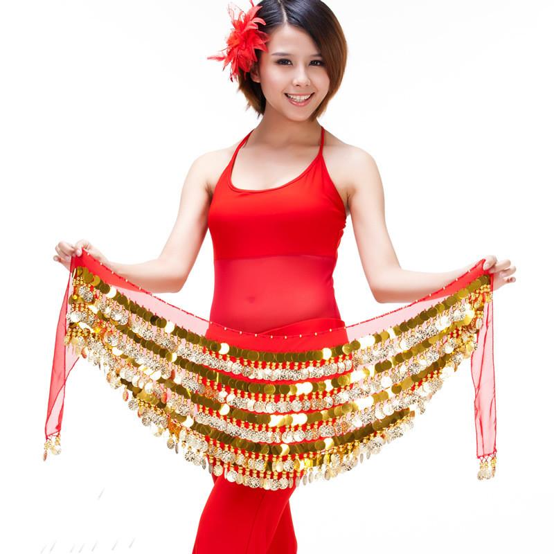 Lady Women Belly dance Costume bellydance Hip Scarf belly dancing belt With 5 layers 288 coins adult waist chain dancwear, Black
Lady Women Belly dance Costume bellydance Hip Scarf belly dancing belt With 5 layers 288 coins adult waist chain dancwear, Black
