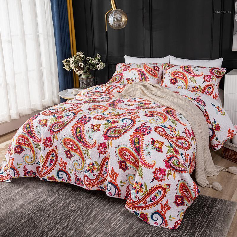 CHAUSUB Paisley Print Bedspreads For Bed Quilt Set 3PCS Cotton Quilts Bed Cover Pillow Queen Size Coverlet Blanket On1, Orange
CHAUSUB Paisley Print Bedspreads For Bed Quilt Set 3PCS Cotton Quilts Bed Cover Pillow Queen Size Coverlet Blanket On1, Orange