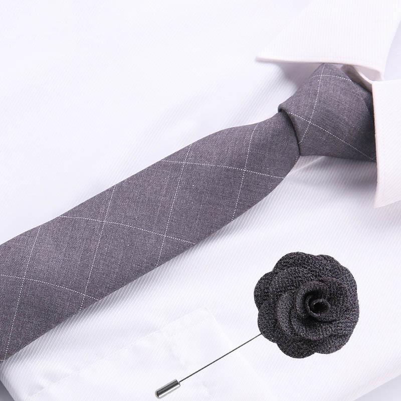 Formal Business Jacquard Polyester Tie For Men Woven Brooch Necktie Grey Pink Blue Black Color 6.5 cm Narrow Skinny Tie1
Formal Business Jacquard Polyester Tie For Men Woven Brooch Necktie Grey Pink Blue Black Color 6.5 cm Narrow Skinny Tie1