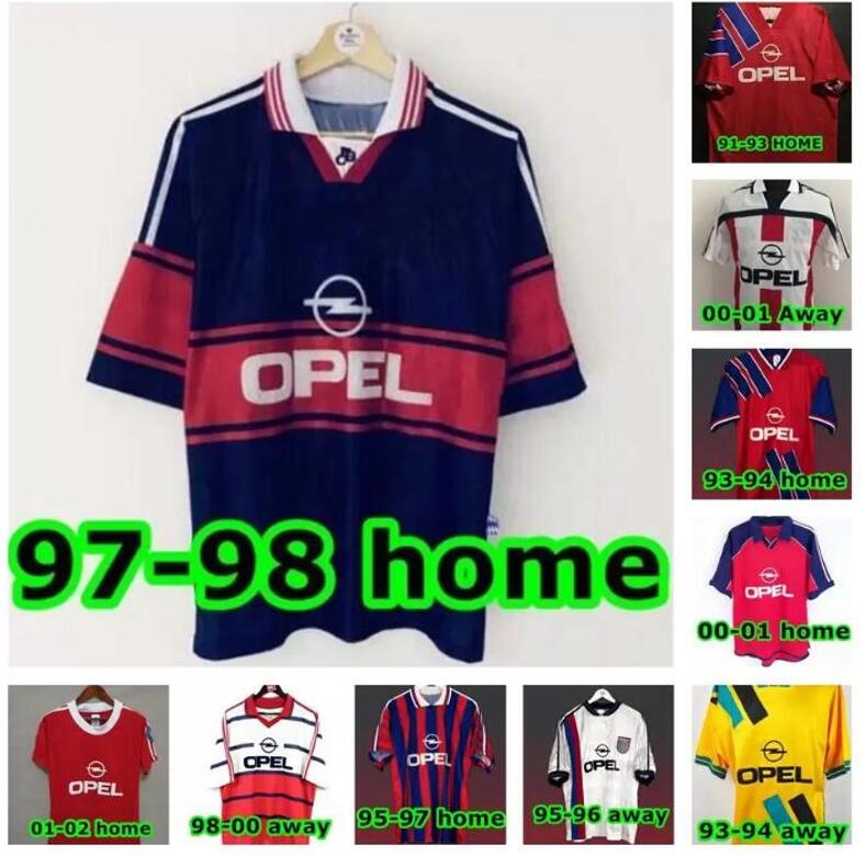 1997 1998 1999 Matthaus Elber retro soccer jersey Scholl Effenberg Basler Bayern Munich Lizarazu Kuffour Jancker vintage classic football shirt, 97 99 home jersey
1997 1998 1999 Matthaus Elber retro soccer jersey Scholl Effenberg Basler Bayern Munich Lizarazu Kuffour Jancker vintage classic football shirt, 97 99 home jersey