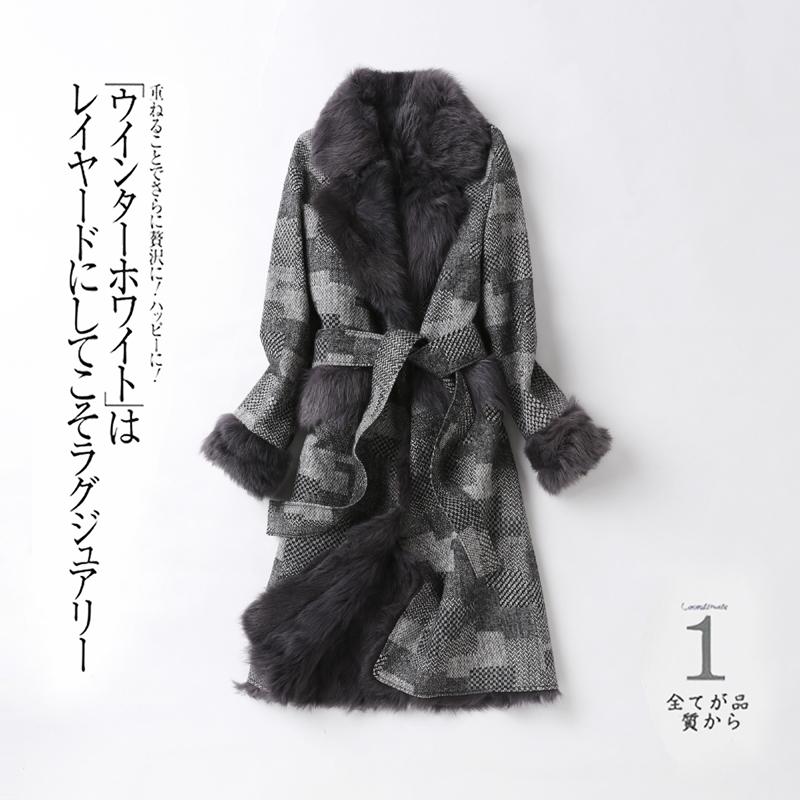 Sheep Coats Natural Luxury Women's Fur Liner Woolen Coat Female Long Plaid Warm Winter Jacket Women 100% Wool Parka Top 1016, Black
Sheep Coats Natural Luxury Women's Fur Liner Woolen Coat Female Long Plaid Warm Winter Jacket Women 100% Wool Parka Top 1016, Black