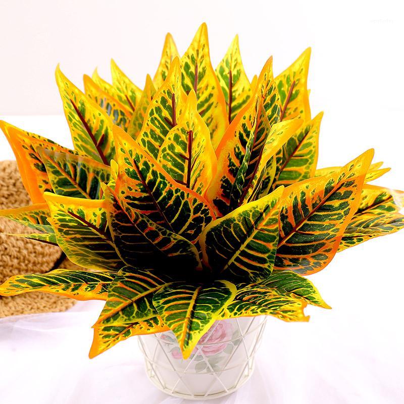 35cm Artificial Plants Flowers silk Leaf Plastic Green Grass Tree Plant Fake Leaf Foliage Bush for Home Wedding bedroom Decor1, Yellow
35cm Artificial Plants Flowers silk Leaf Plastic Green Grass Tree Plant Fake Leaf Foliage Bush for Home Wedding bedroom Decor1, Yellow
