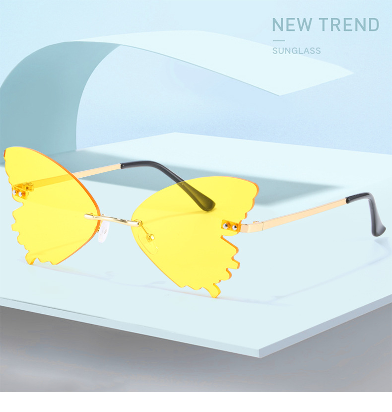 Retro Style Butterfly sunglasses 2021 women's colorful ocean film frameless Sunglasses UV400 Protective Eyeglasses Outdoor Eyewear 1209
Retro Style Butterfly sunglasses 2021 women's colorful ocean film frameless Sunglasses UV400 Protective Eyeglasses Outdoor Eyewear 1209