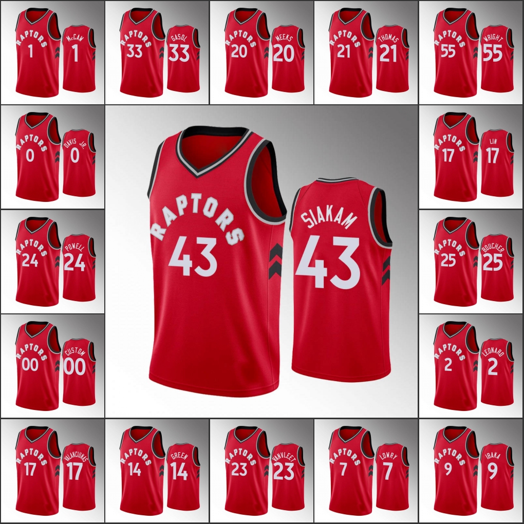 TorontoRaptorsMen Pascal Siakam Fred VanVleet Kawhi Leonard Kyle Lowry Serge Ibaka Icon Red Custom Jersey, Black
TorontoRaptorsMen Pascal Siakam Fred VanVleet Kawhi Leonard Kyle Lowry Serge Ibaka Icon Red Custom Jersey, Black