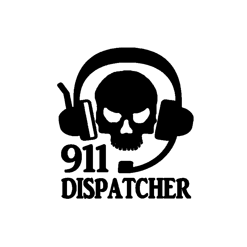 12.3CM*13.8CM Personality 911 Dispatcher Skull Headset Vinyl Car Sticker Decal Accessories C15-3193
12.3CM*13.8CM Personality 911 Dispatcher Skull Headset Vinyl Car Sticker Decal Accessories C15-3193