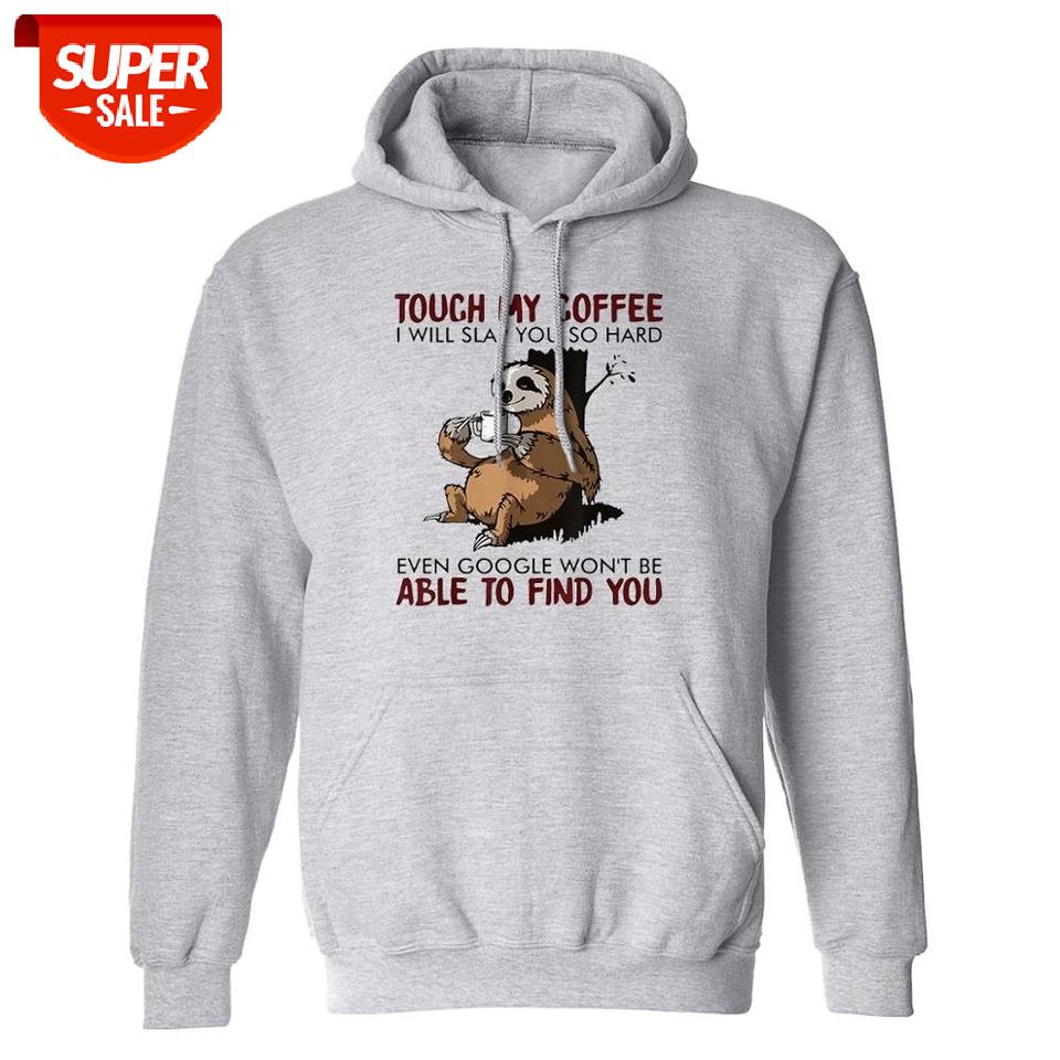 Sloth Touch My Coffee i Will Slap You So Hard Christmas Gift Funny Men's Cotton Hooded Fleece Foodies Gift For Men And Women #HK1o, Black
Sloth Touch My Coffee i Will Slap You So Hard Christmas Gift Funny Men's Cotton Hooded Fleece Foodies Gift For Men And Women #HK1o, Black