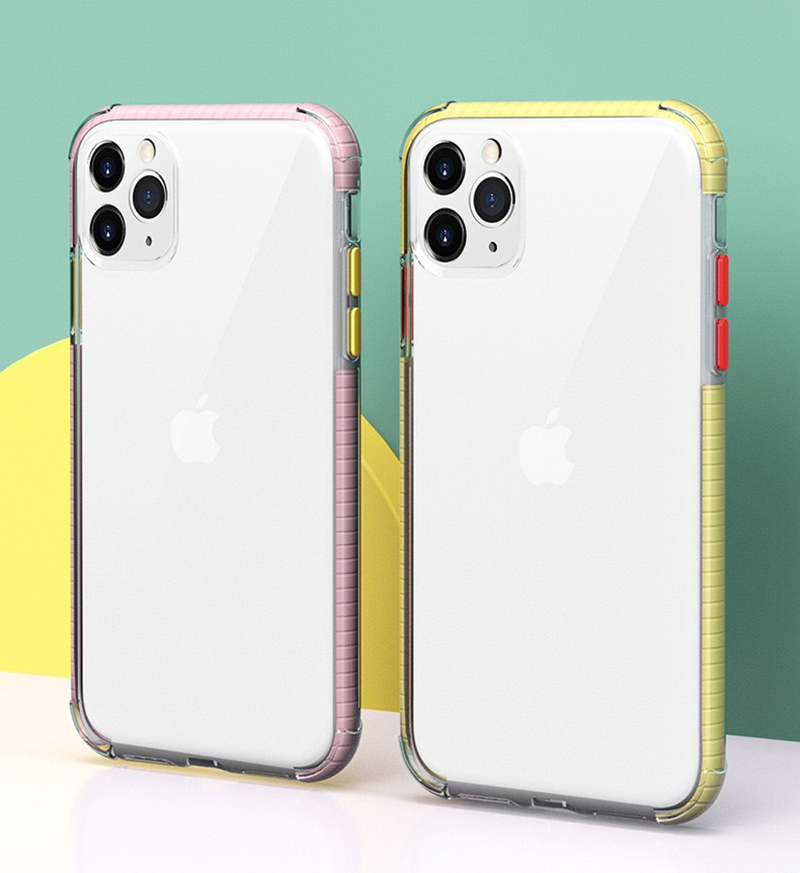 Dual Color Clear Slim Soft TPU Shockproof Phone Case for iPhone 12 Mini 11 Pro XS Max XR X 6 7 8 Plus
Dual Color Clear Slim Soft TPU Shockproof Phone Case for iPhone 12 Mini 11 Pro XS Max XR X 6 7 8 Plus