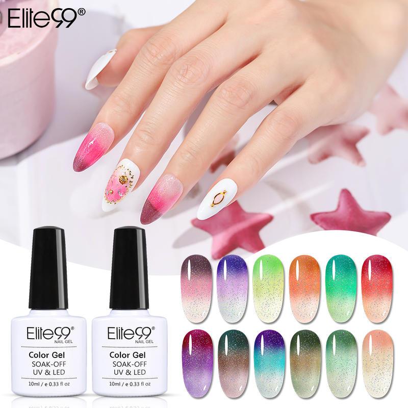 Elite99 10ml Thermal Glitter Gel Varnish Soak Off Neon UV Gel Polish Temperature Color-changing For Nail Art Lacquer, Primer
Elite99 10ml Thermal Glitter Gel Varnish Soak Off Neon UV Gel Polish Temperature Color-changing For Nail Art Lacquer, Primer