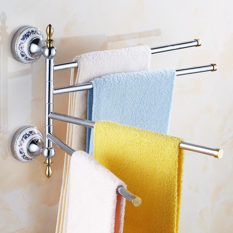 European Gold Towel Rack 3/4 Rods Copper Bathroom Towel Bar Gold Rotary Activities Hang Porcelain Bathroom Holders1
European Gold Towel Rack 3/4 Rods Copper Bathroom Towel Bar Gold Rotary Activities Hang Porcelain Bathroom Holders1