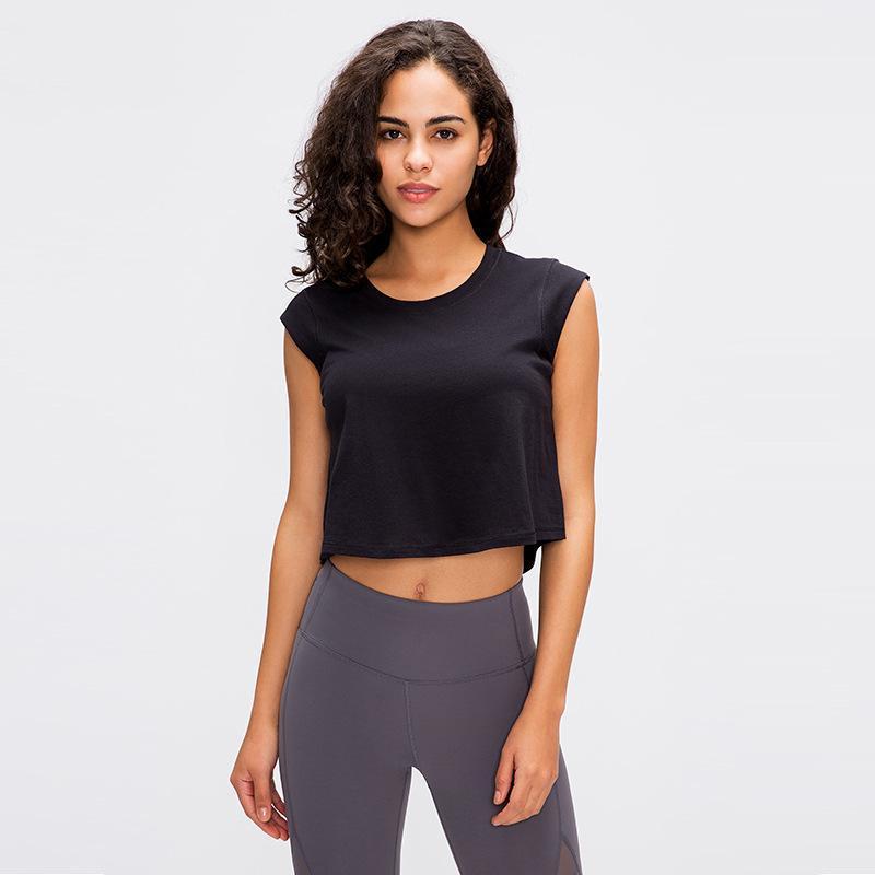 Quick Dry Cotton Fitness Gym Sport Crop Tops Women Anti-sweat Loose Fit Yoga Running Tank Top Vest Sportswear1, Black
Quick Dry Cotton Fitness Gym Sport Crop Tops Women Anti-sweat Loose Fit Yoga Running Tank Top Vest Sportswear1, Black