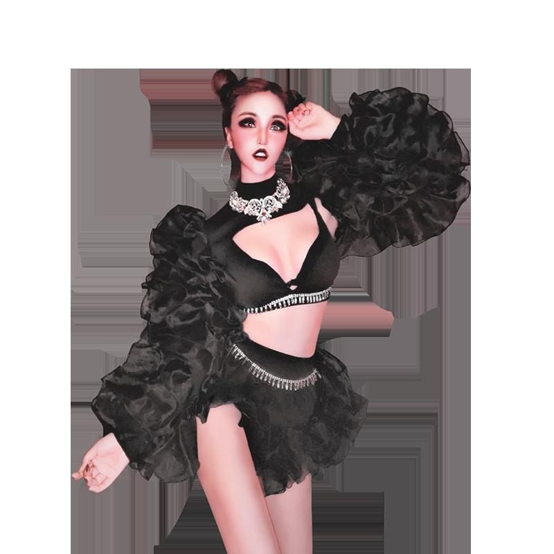 Girl Bar DS Costumes New Nightclub Gogo Collar Dance Costumes Show Party Sexy Stage Outfits Fashion Suit, Complete set
Girl Bar DS Costumes New Nightclub Gogo Collar Dance Costumes Show Party Sexy Stage Outfits Fashion Suit, Complete set