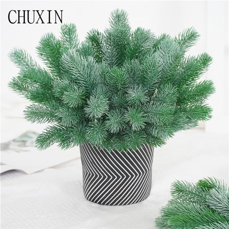Artificial plants 6 fork pine needle Christmas grass Christmas wreath flower arrangement photography props home decoration, Green
Artificial plants 6 fork pine needle Christmas grass Christmas wreath flower arrangement photography props home decoration, Green
