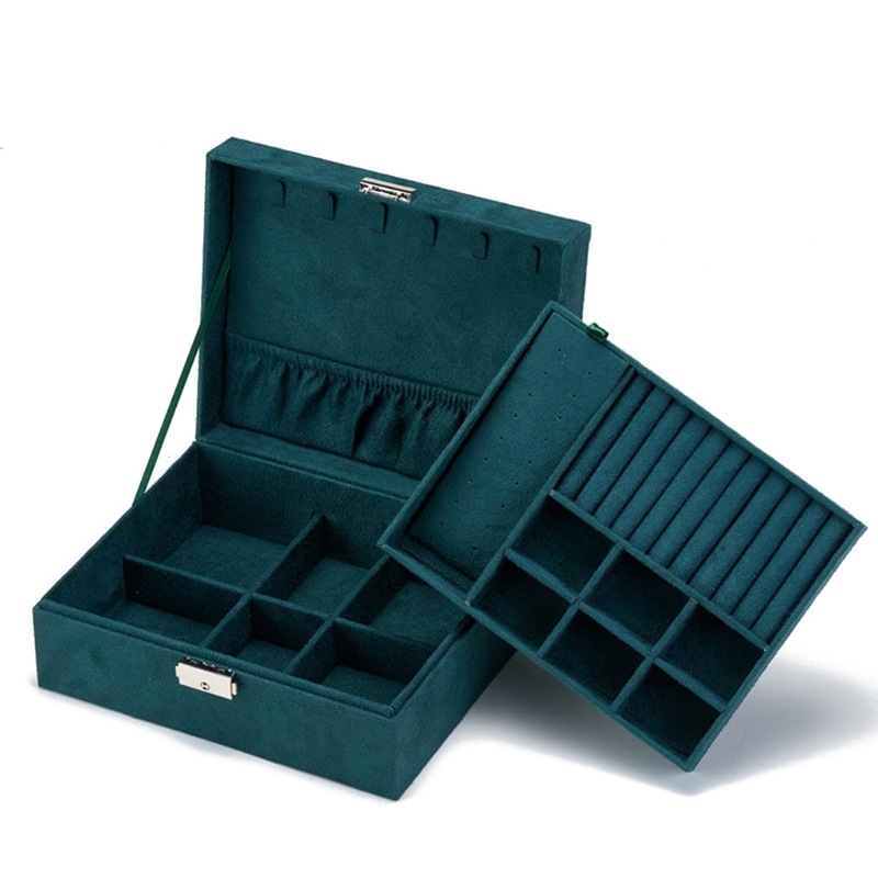 Jewelry Box Organizer 2 Layer Jewel Storage Case Necklace Earrings Ring Leather Display Jewellery Holder with Removable Tray W1219, Black;white
Jewelry Box Organizer 2 Layer Jewel Storage Case Necklace Earrings Ring Leather Display Jewellery Holder with Removable Tray W1219, Black;white