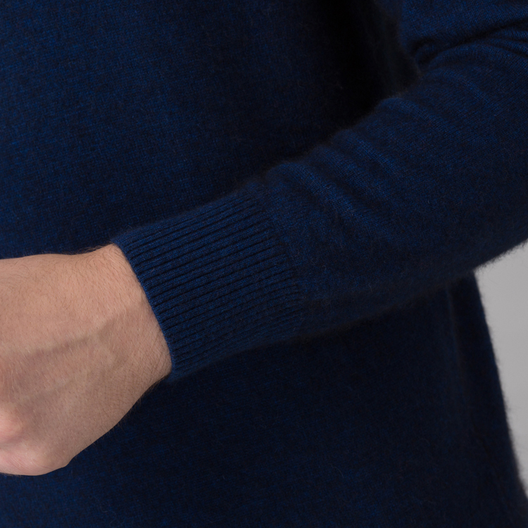 Winter Men Jumper 100% Cashmere and wool Knitted Sweater O-neck Long Sleeve Pullovers Male Sweaters Big size clothes 201203