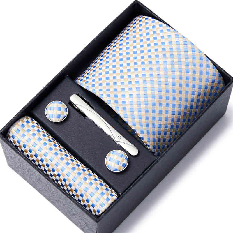 Necktie Scarf Corbata Autumn 2021 Tie Five Piece Set Cashew Nut Flower Guangzhou
