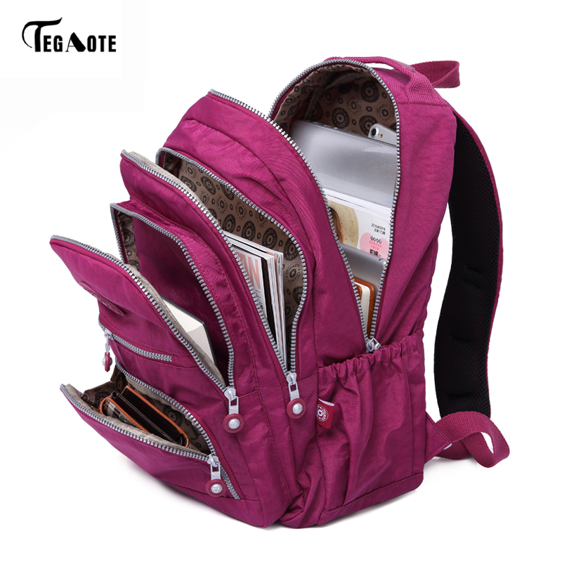 TEGAOTE School Backpack for Teenage Girl Mochila Feminina Women Backpacks Nylon Waterproof Casual Laptop Bagpack Female Sac A Do 201118, Wine red
TEGAOTE School Backpack for Teenage Girl Mochila Feminina Women Backpacks Nylon Waterproof Casual Laptop Bagpack Female Sac A Do 201118, Wine red