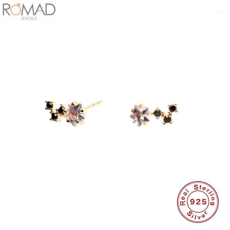 Hoop & Huggie ROMAD 925 Sterling Silver Stud Earrings For Women Constellation Black Zircon Earring Luxury Earings Ear Ring Jewelry Pendiente
Hoop & Huggie ROMAD 925 Sterling Silver Stud Earrings For Women Constellation Black Zircon Earring Luxury Earings Ear Ring Jewelry Pendiente