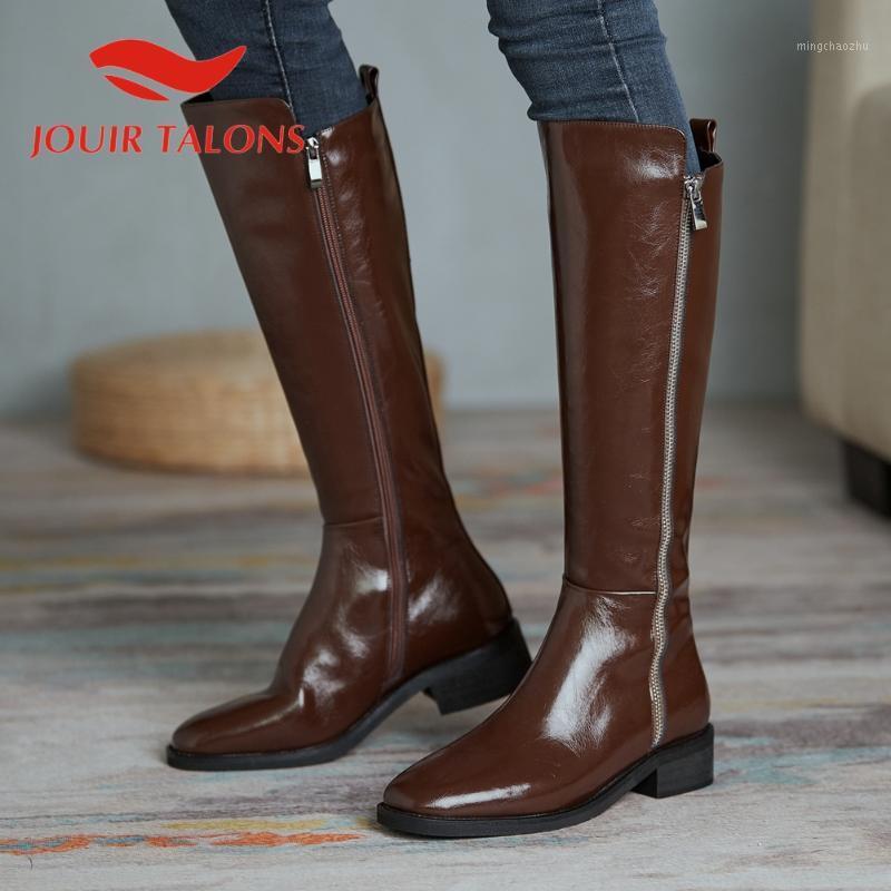JOUIR TALONS Top Quality Shoes Brand New Classics Splite Leather Round Toe Zip Knee High Boots Low Heels Autumn Female1, Black add fur
JOUIR TALONS Top Quality Shoes Brand New Classics Splite Leather Round Toe Zip Knee High Boots Low Heels Autumn Female1, Black add fur