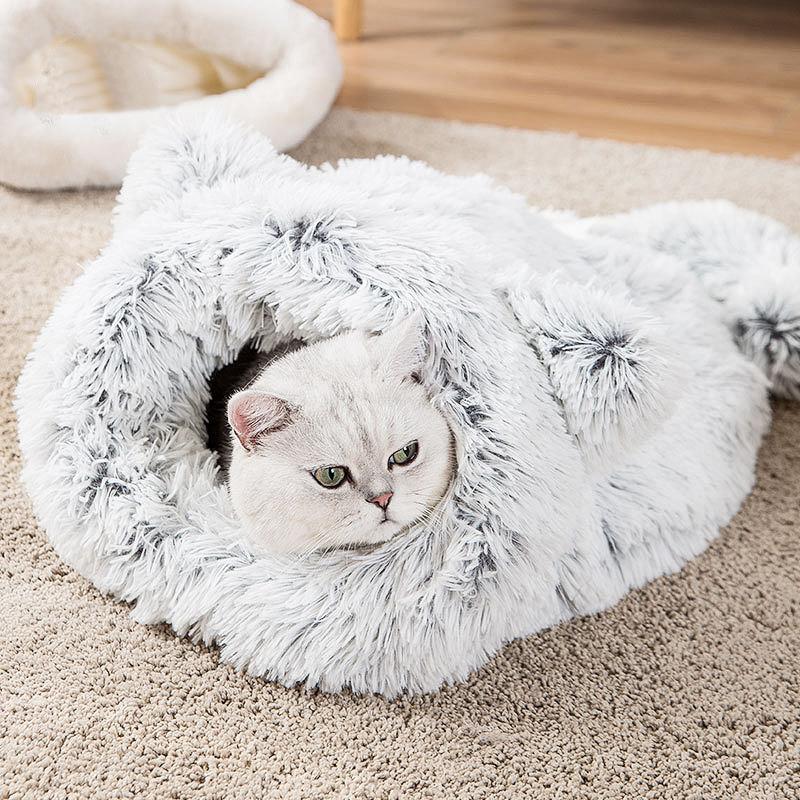 Luxury Cat Sleeping Bag Kennel, Small Dog Autumn and Winter Warm Semi-Closed Cat Room Breathable Pet Nest - Machine Washable
Luxury Cat Sleeping Bag Kennel, Small Dog Autumn and Winter Warm Semi-Closed Cat Room Breathable Pet Nest - Machine Washable