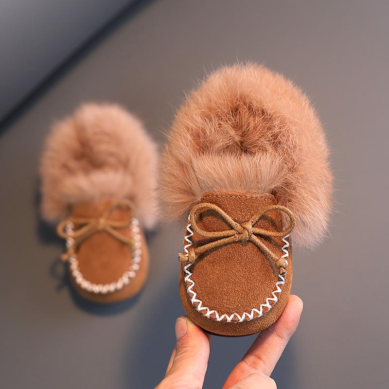 Dolakids Winter Pure Color Leather Children Shoes Thickened Warm Snow Shoes Cotton Boots for Little Girls 1-3 years, Black
Dolakids Winter Pure Color Leather Children Shoes Thickened Warm Snow Shoes Cotton Boots for Little Girls 1-3 years, Black