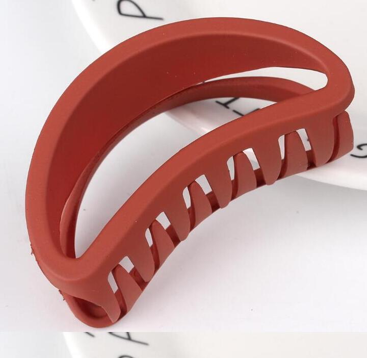 10pcs/lot 2021 NEW Out Acrylic Hair Claw Hairpin Simple Bath Clips Candy Sweet Girls Hair Crab Hair Accessories 2.68INCH