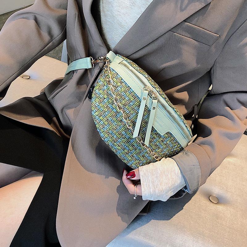 2021 new fanny bag ladies belt bag straw woven shoulder women fashion waist outdoor chain chest, Sky blue
2021 new fanny bag ladies belt bag straw woven shoulder women fashion waist outdoor chain chest, Sky blue
