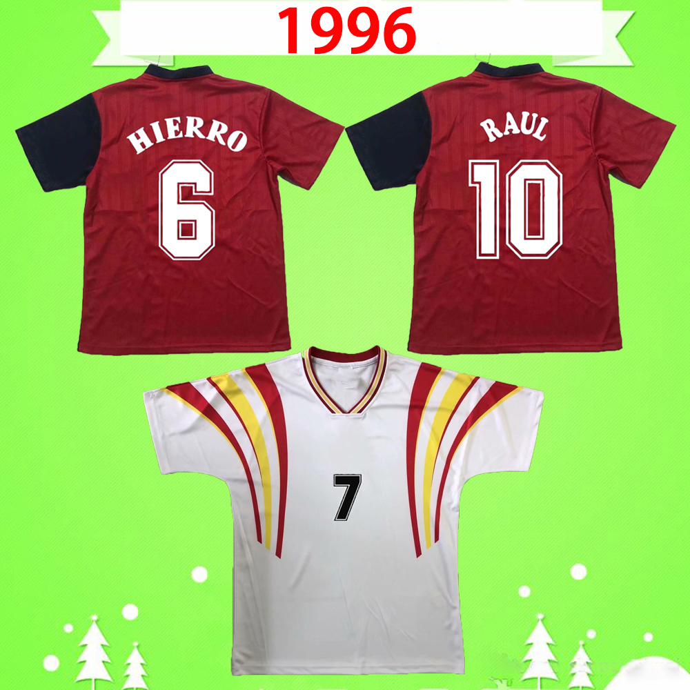 Camiseta de futbol Spain Retro soccer jersey 1996 classic football shirt vintage 96 home away DONATO AMAVISCA GUERRERO PIZZI ALFONSO HIERRO, Black;yellow
Camiseta de futbol Spain Retro soccer jersey 1996 classic football shirt vintage 96 home away DONATO AMAVISCA GUERRERO PIZZI ALFONSO HIERRO, Black;yellow