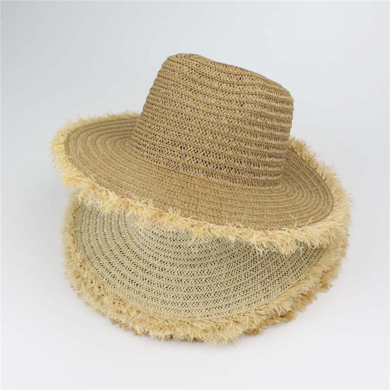 Wide Brim Hats Women'S Summer Beach Hat Lady Large Floppy Sun Straw Cap Natural Brown Khaki Color, White
Wide Brim Hats Women'S Summer Beach Hat Lady Large Floppy Sun Straw Cap Natural Brown Khaki Color, White