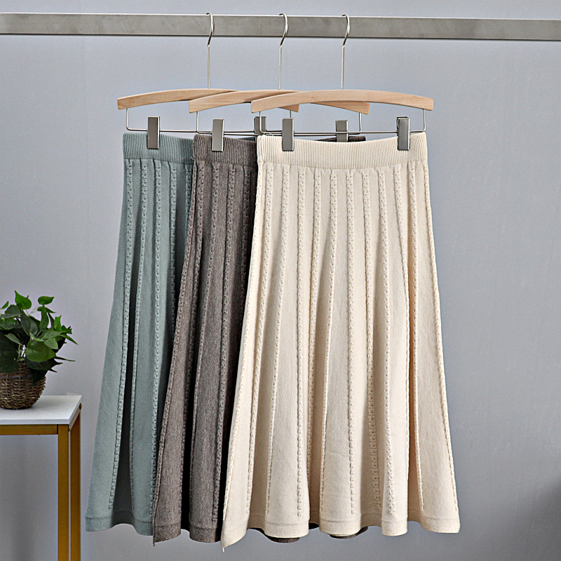 2021 New Thick Warm Women Pleated Elastic High Waist Knitted Sweater Skirts Autumn Winter Long a Line Midi Black Skirt 4l4h, Coffee mk9088
2021 New Thick Warm Women Pleated Elastic High Waist Knitted Sweater Skirts Autumn Winter Long a Line Midi Black Skirt 4l4h, Coffee mk9088