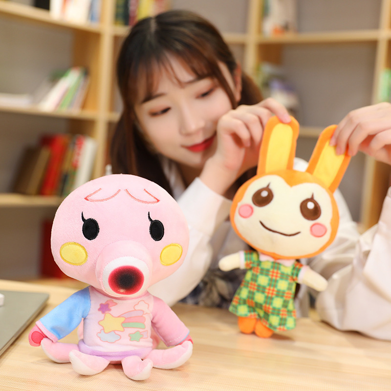 25-28cm Animal Crossing Plush Toy Cartoon Raymond Marshal Judy Tasha Tom Nook Marina Chrissy Flora Bunnie isabelle plush toys LJ201126