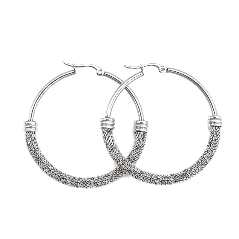 Hoop & Huggie Doreen Box 304 Stainless Steel Earrings Silver Color Round Jewelry Post/ Wire Size: (18 Gauge), 1 Pair
Hoop & Huggie Doreen Box 304 Stainless Steel Earrings Silver Color Round Jewelry Post/ Wire Size: (18 Gauge), 1 Pair