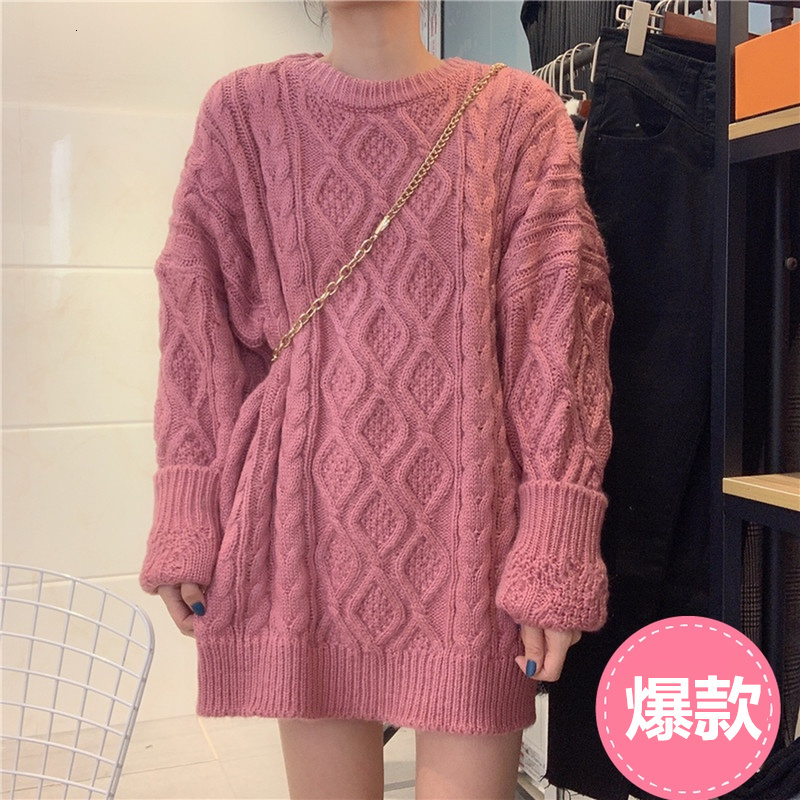 2021 New Autumn women's nightgown wears long pullover new fall and winter female sweater, Dark gray.
2021 New Autumn women's nightgown wears long pullover new fall and winter female sweater, Dark gray.