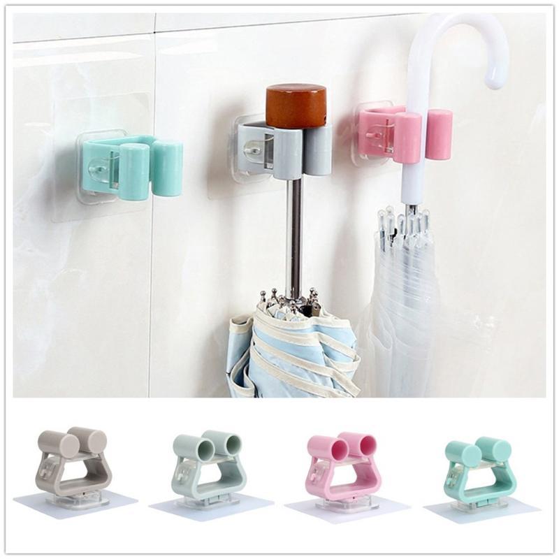 Mop Holder Rack Wall-Mounted Type Storage Organizer Sundries Brush Broom Umbrella Hanger Hook Racks Bathroom Kitchen Tool1
Mop Holder Rack Wall-Mounted Type Storage Organizer Sundries Brush Broom Umbrella Hanger Hook Racks Bathroom Kitchen Tool1
