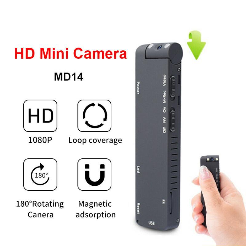 MD14 Mini Camcorder Magnetic 1080P HD Night Vision Motion Detection Micro Camera DV Small Micro Cam
MD14 Mini Camcorder Magnetic 1080P HD Night Vision Motion Detection Micro Camera DV Small Micro Cam