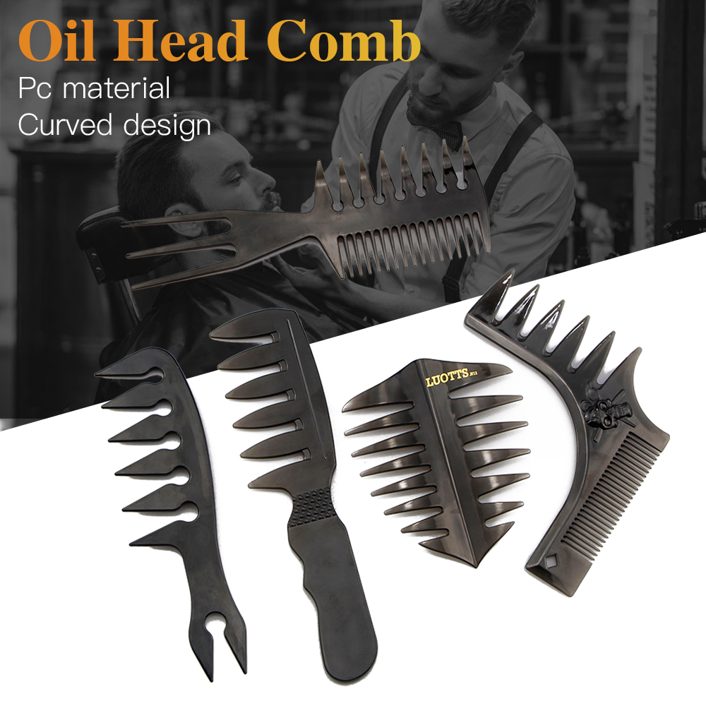 Oil Head Comb Five Style Design PC Material Barber Haircut Tools Barbershop Oil Head Styling Accessories
Oil Head Comb Five Style Design PC Material Barber Haircut Tools Barbershop Oil Head Styling Accessories
