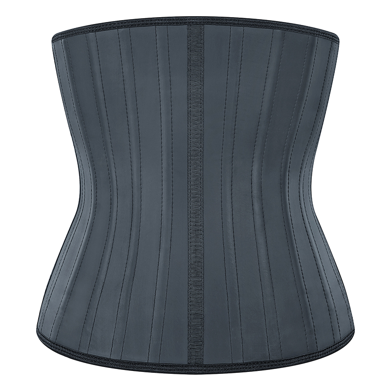 Zipper 25 Steel Boned Latex Corset Waist Trainer Waist Cincher Slimming Belt Belly Control Bodyshaper Postpartum Recovery Body Shaper XS-6XL