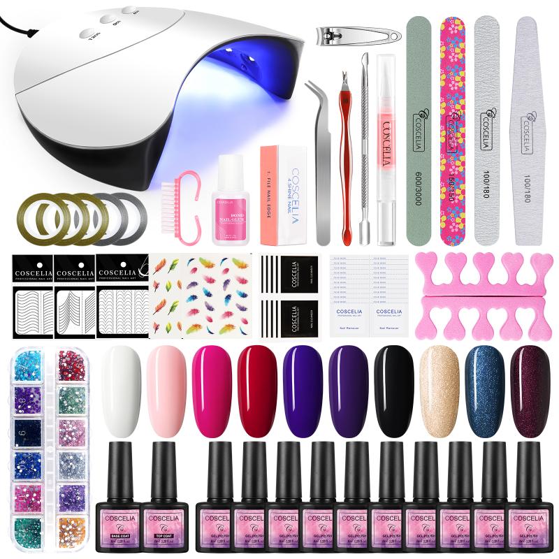 COSCELIA 36W UV LED Nail Light Dryer Nail Polish Set Decoration Set Drill Acrylic Art Tool
COSCELIA 36W UV LED Nail Light Dryer Nail Polish Set Decoration Set Drill Acrylic Art Tool
