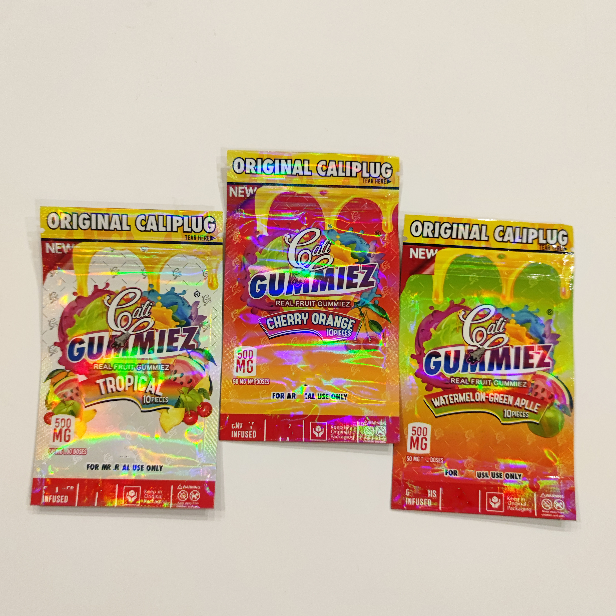 ORIGINAL CALIPLUG NEW CALI REAL FRUIT GUMMIEZ packing empty bags waternelon 500mg 50mg resealable edibles mylar candy gummy packaging pack bag wholesale
ORIGINAL CALIPLUG NEW CALI REAL FRUIT GUMMIEZ packing empty bags waternelon 500mg 50mg resealable edibles mylar candy gummy packaging pack bag wholesale