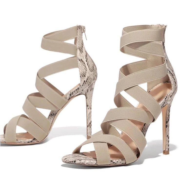 Women Large Size Leopard land Sandals High Heels Thin Heels Loose Serpentine Party Pumps Wedding Women's Sandals 36 / 42 Size, Black
Women Large Size Leopard land Sandals High Heels Thin Heels Loose Serpentine Party Pumps Wedding Women's Sandals 36 / 42 Size, Black