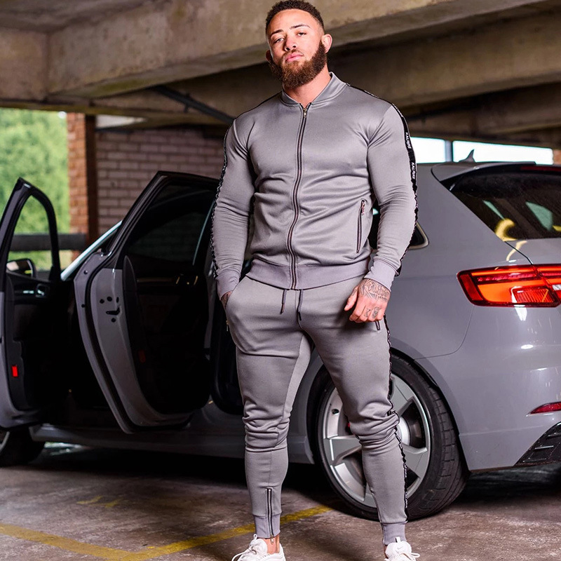 Fashion Tracksuits Men Leisure Sport Suit Men's Sportswear Jogger Set Cool Sweatshirt jogging suits Mens Fitness training clothes, Gray
Fashion Tracksuits Men Leisure Sport Suit Men's Sportswear Jogger Set Cool Sweatshirt jogging suits Mens Fitness training clothes, Gray