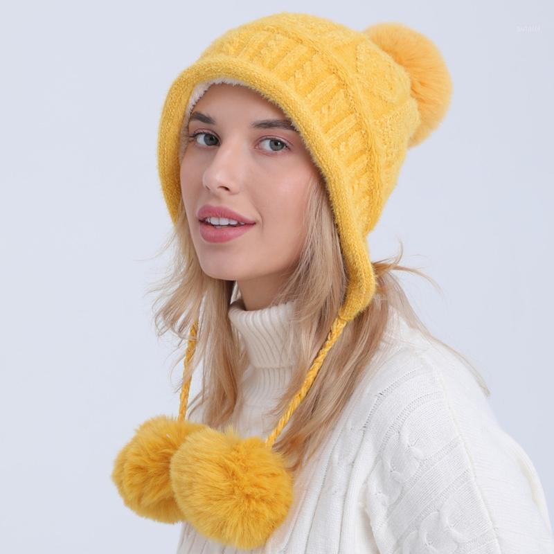 Women Winter Plush Lined Thick Cable Knit Chenille Beanie Hat Pompom Earflap Cap X7YA1, White
Women Winter Plush Lined Thick Cable Knit Chenille Beanie Hat Pompom Earflap Cap X7YA1, White