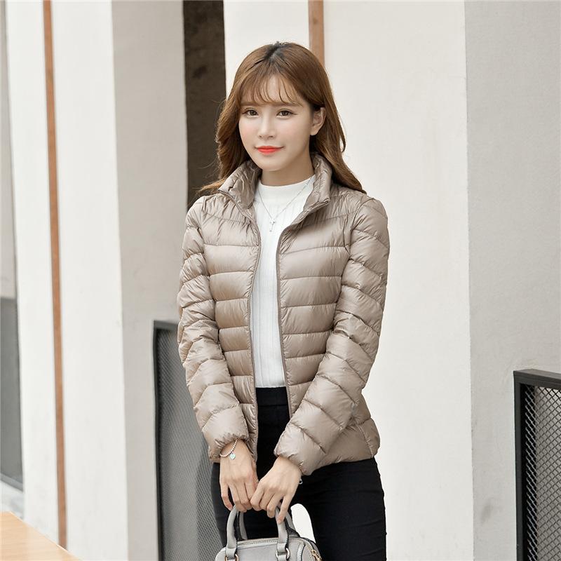 Winter women's lightweight down jacket stand collar jacket women's lightweight down plus size fashion women, Black
Winter women's lightweight down jacket stand collar jacket women's lightweight down plus size fashion women, Black