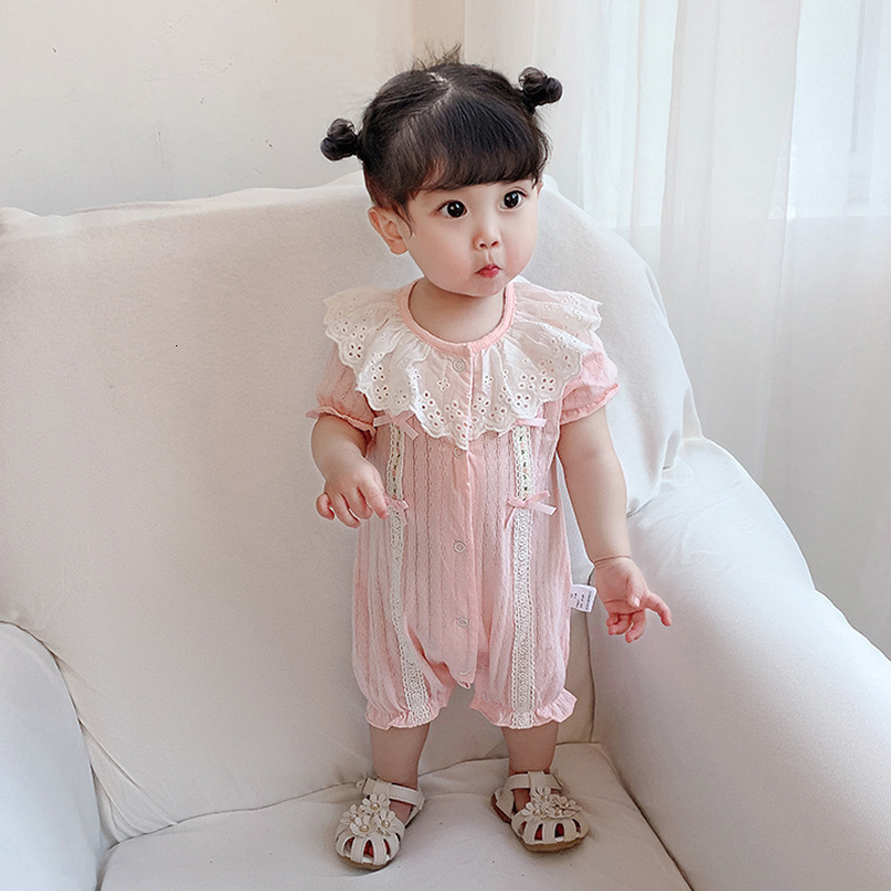 2021 New Newborn Clothes Infant Romper Lace Cute Girls Rompers Jumpsuit Pajamas Baby Clothing 0-18m 2 Color 5v5a, White
2021 New Newborn Clothes Infant Romper Lace Cute Girls Rompers Jumpsuit Pajamas Baby Clothing 0-18m 2 Color 5v5a, White