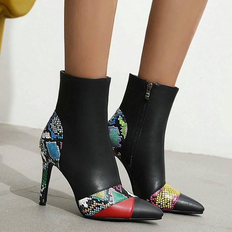 Fashion Mixed Colors Autumn Winter Women Boots Comfort Pointed Toe Zipper Ankle Boots Lady Sexy Thin High Heel Shoes Woman1, Beige
Fashion Mixed Colors Autumn Winter Women Boots Comfort Pointed Toe Zipper Ankle Boots Lady Sexy Thin High Heel Shoes Woman1, Beige