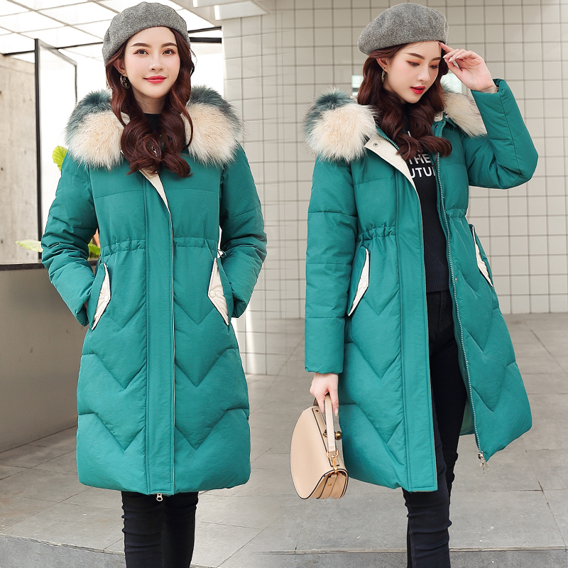 winter jacket women new Korean midlength coat women down cotton jacket fashion thicker loose parkas woman TYJTJY 201019