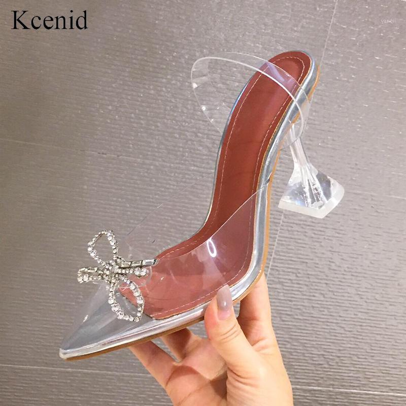Kcenid Silver PVC transparent women pumps crystal pointed toe high heels shoes woman perspex spike heel back strap pumps size 411
Kcenid Silver PVC transparent women pumps crystal pointed toe high heels shoes woman perspex spike heel back strap pumps size 411